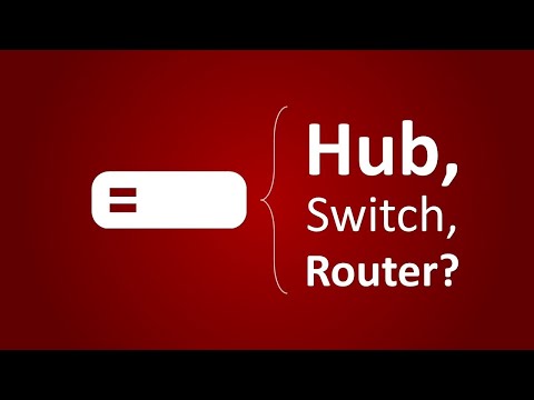 Hub ,switch or router network devices explained