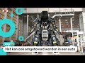Deze robot lijkt op Optimus Prime uit Transformers