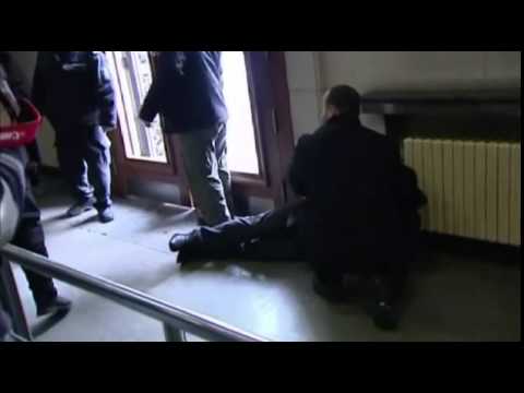 Dramatic pictures show aftermath of botched hit on Bulgarian crime boss 'The Beret'