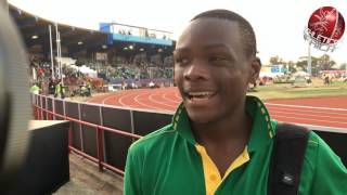 ngoni makusha successful strides athlete at Africa champs 2016