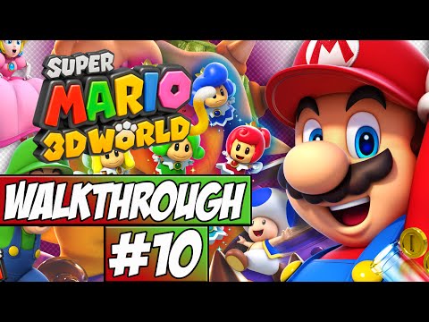 Super Mario 3D World Walkthrough Ep.10 w/Angel - Dang Switching Platforms!