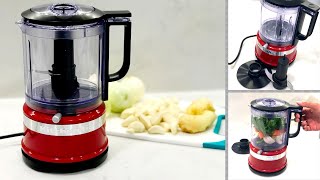 KitchenAid 5 Cup Food Chopper with Blade and Whisk | Review and How to Use 2020
