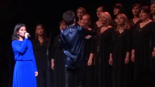 Katie Melua &amp; Gori Women&#39;s Choir - The little swallow (Shchedryk), 14.11.2016, Toruń, Poland