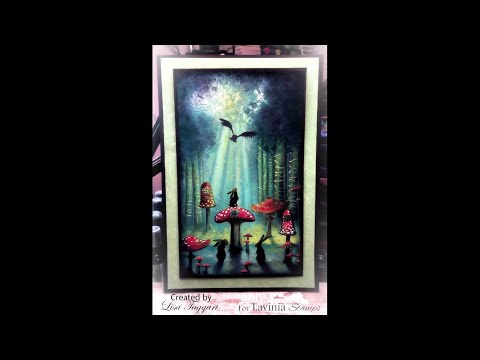 ‘Toadstool wood’ #laviniastamps