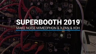 Video thumbnail for Superbooth: Make Noise Mimeophon & X PAN & XOH Sound Demo by MusicRadar Tech