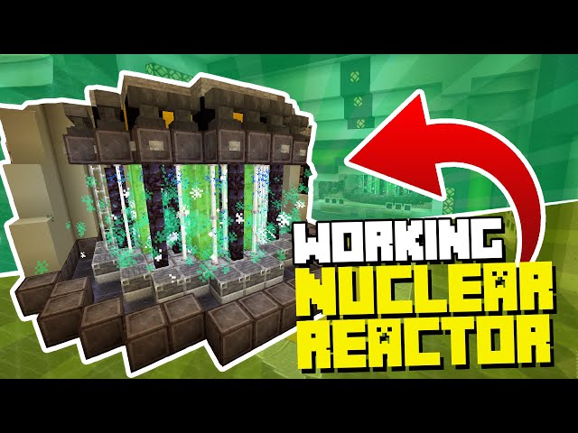 Working Nuclear Reactor in Vanilla Minecraft! Minecraft Map