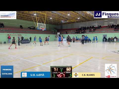 J13 1ª catalana. UB Llefià JJ Finques Badalona - CEIGRUP CB Blanes