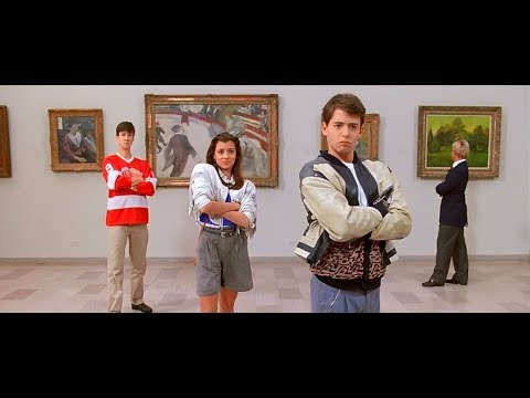 At the museum and nearly being caught: Ferris Bueller's Day Off (1986)
