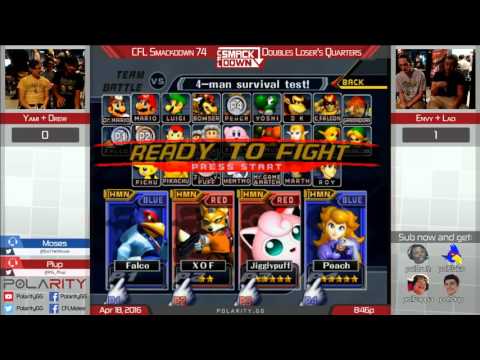 CFLS 74 - Lad + Envy (Red) vs Yami + Drew (Blue)