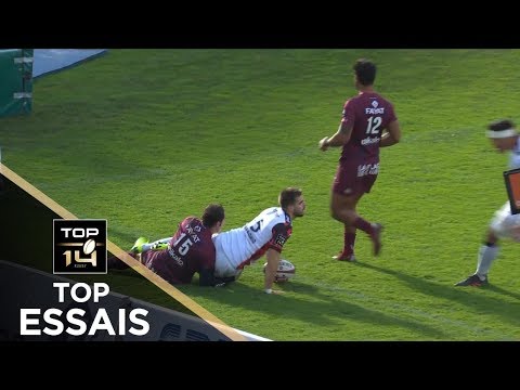 TOP Essais de la J10 – TOP 14 – Saison 2018-2019