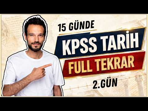 2. Gün / İlk Türk İslam Devletleri - 15 Günde KPSS Tarih Full Tekrar -