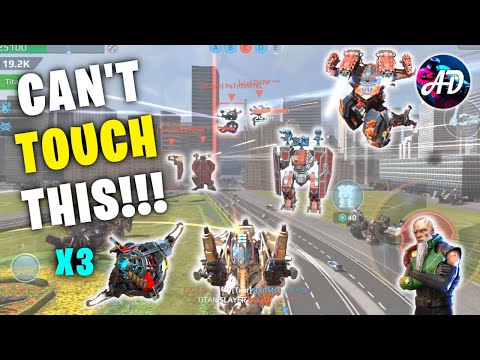 3x OVERDRIVE EXPERIMENTAL LOKI With NEW LEGENDARY PILOT TROLLING TITANS - War Robots Mk2 Gameplay WR