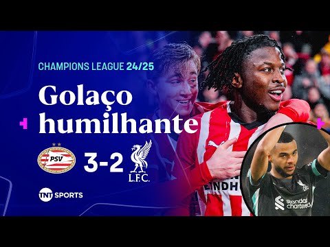 Gols e lances de PSV x Liverpool