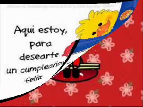 FELICIDADES FELICIDADES  QUE TENGAS DICHA TODA LA VIDA