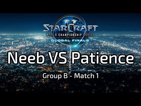 Neeb VS Patience - grupa B match 1 - Indy & Zedd - Mistrzostwa Świata w StarCraft 2