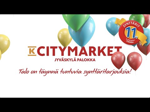 K-Citymarket Palokka - Parhaat synttaritarjoukset (vko18/2022)