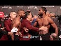 LETS GET IT! BADOU JACK AND MARCUS BROWNE ALMOST SCUFFLE DURING WEIGH IN FACE OFF!