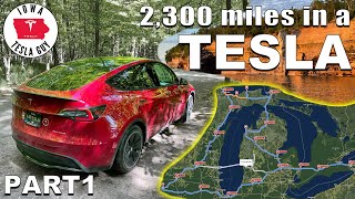 2300 Mile Tesla Roadtrip To Niagara Falls - Part 1