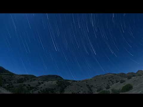 Startrails with clouds