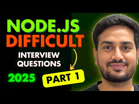 Top 5 MOST Difficult Node.js Interview Questions (With Answers & Explanations!) #nodejsinterview