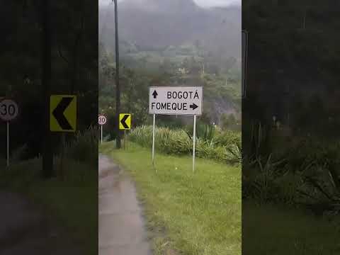 si estás en la vía Bogotá Villavicencio y vas para fomeque cundinamarca