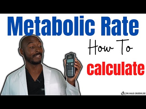 How to calculate your metabolic rate. (with full demo)