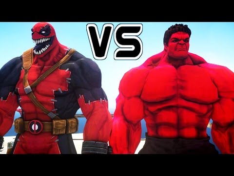 RED HULK VS VENOMPOOL - EPIC BATTLE Video