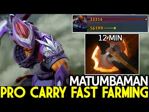 MATUMBAMAN [Anti Mage] Pro Carry Fast Farming 900 GPM Close Game Dota 2