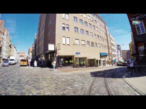 Mit der Straßenbahn durch Augsburg