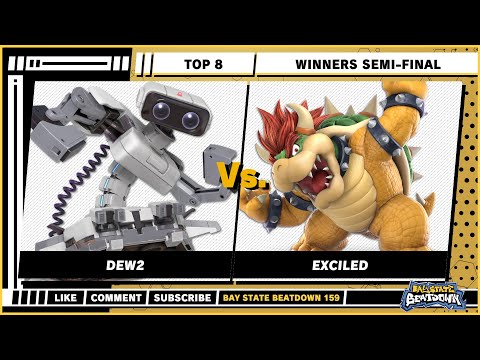 Bay State Beatdown 159 - Dew2 (R.O.B) VS Exciled (Bowser) - Super Smash Bros. Ultimate - SSBU