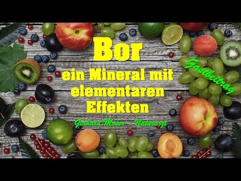 BOR - a mineral with incredible effects!