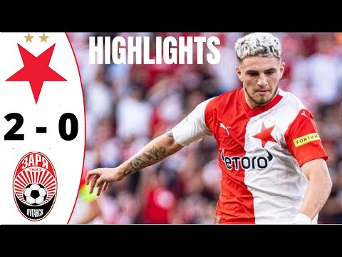 Slavia Prague 2-0 Zorya | Europe League 2023/24 | Highlights and Goals