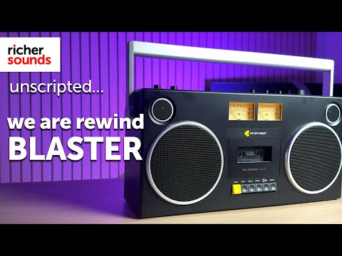 A Modern Boombox? | We Are Rewind Blaster | Unscripted Overview | Richer Sounds