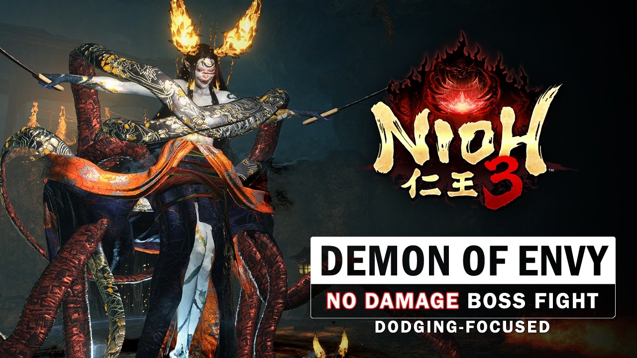 Nioh 3 - Demon of Envy Boss Fight (No Damage)