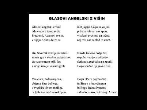 Glasovi angelski z višin