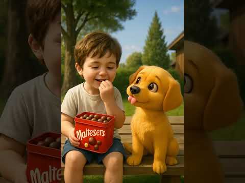 Sweet pup buys candy for his little buddy 🍬🐶❤️#SweetDog #CandyTime #CuteShorts #PuppyLove