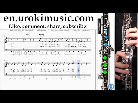 Oboe lessons Imagine Dragons - Next To Me Sheet Music Tutorial um-ih352