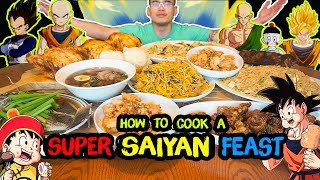 How to cook a SUPER SAIYAN FEAST