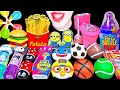 ASMR RAINBOW CANDY다양한 캔디 먹방 SPORTS BALL SOUR CANDY BURGER JELLY LOLLIPOP 스포츠볼 