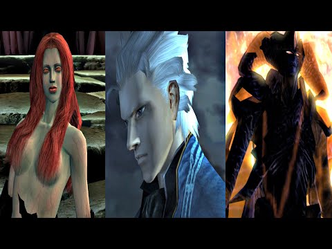 Devil May Cry 3 HD Remaster PS5 - All Boss Fights & Ending (All Bosses) 4K Ultra HD