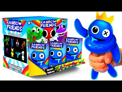 The LARGEST Rainbow Friends MYSTERY BOX! NEW Blue, LEGO CYAN, Green SPRUNKI Minifigures