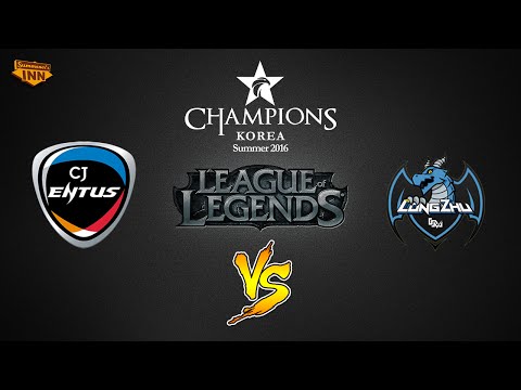 CJ Entus vs. Longzhu Gaming | LCK Summer Split 2016 | W8D4 Game 2