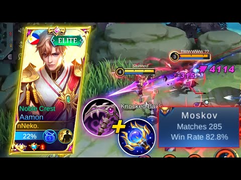 TOP GLOBAL AAMON VS PRO MOSKOV🔥 HOW TO COUNTER META MARKSMAN IN GOLDLANE?