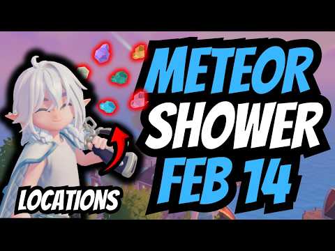 FEB 14 | All 9 Starfall Ore Locations & Doris Guide | Heartopia Meteor Shower