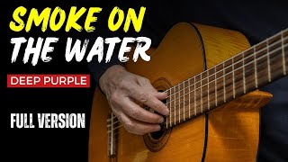 Smoke On The Water - Deep Purple | EASY Fingerstyle Guitar Lessons TAB