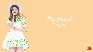 [Eng/Kor lyrics] HEYNE(혜이니) - My Heart(내 맘이)