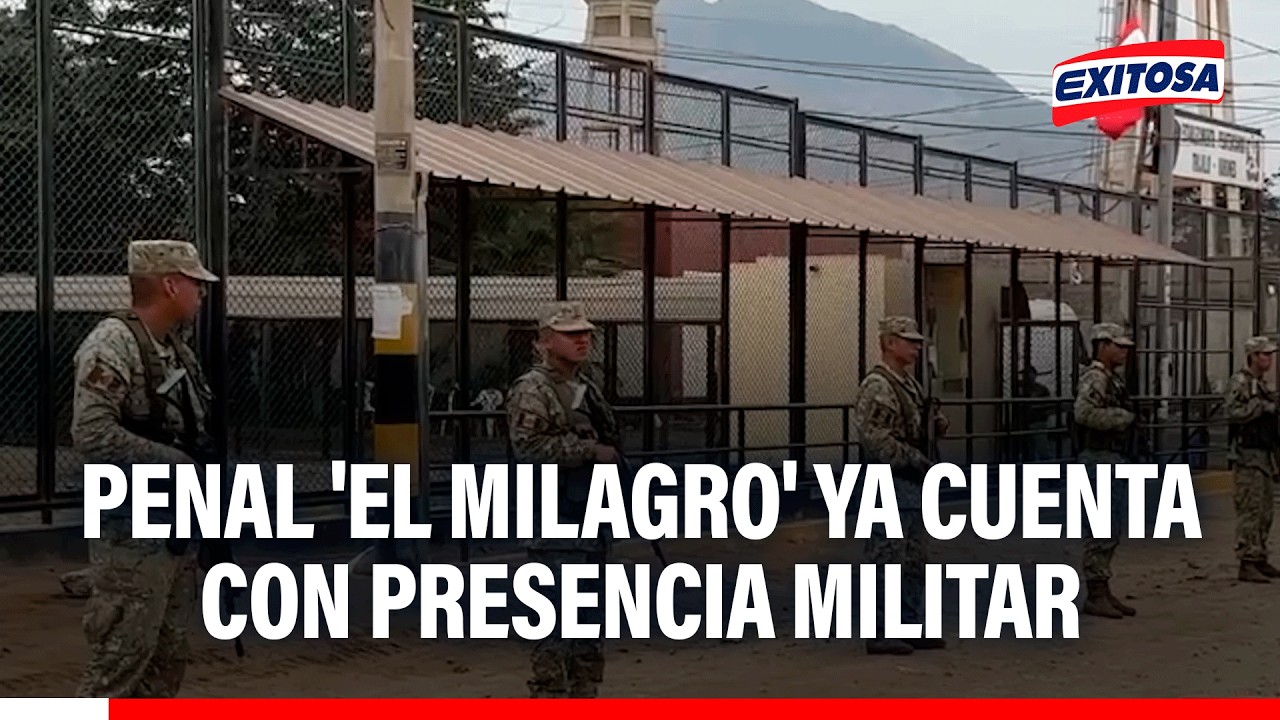 🔴🔵 Trujillo: Ejército ya se encuentra en los exteriores del penal "El Milagro"