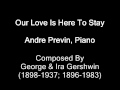 Andre Previn And Frankie Carle: Deep Purple, Misty, Love Is Here To Stay, Satin Doll, Laura