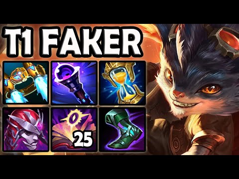 T1 Faker RUMBLE MID vs ZED - Ranked Korea ✅