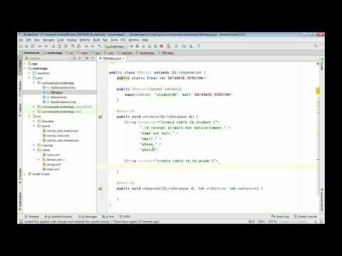 Android App Development Tutorial Step5 Android Dbms Sqlite Dbhelper Class